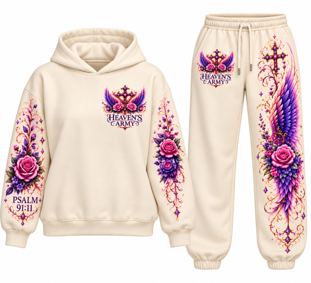 Covered Hoodie and Sweat Pants Bundle